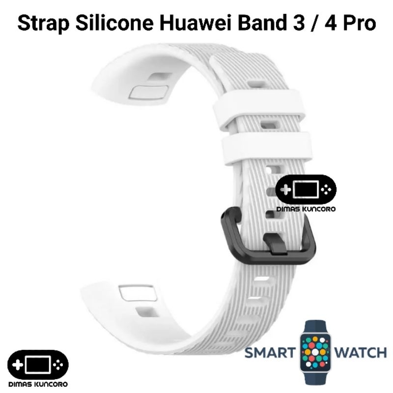 Hidyliu Cinturino di ricambio in morbido silicone per Huawei Band 3 Pro