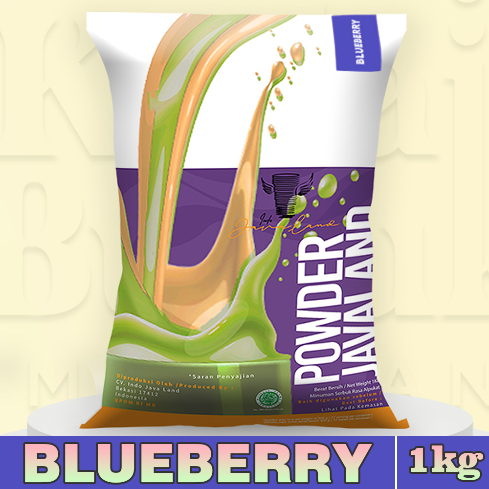 Jual Bubuk Minuman Rasa Blueberry 1kg Minuman Kekinian | Shopee Indonesia
