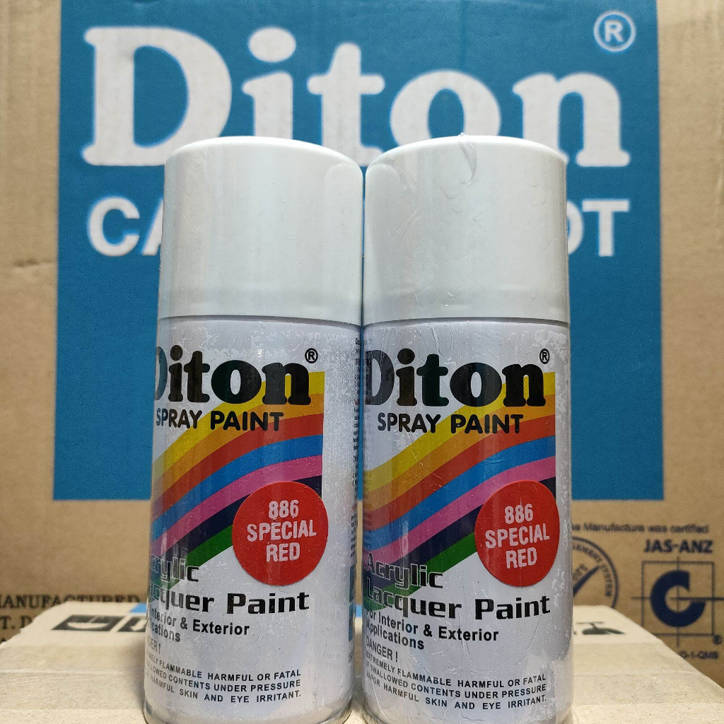 Jual Diton 886 Special Red 150ml Diton Merah 150cc Cat Semprot Aerosol ...