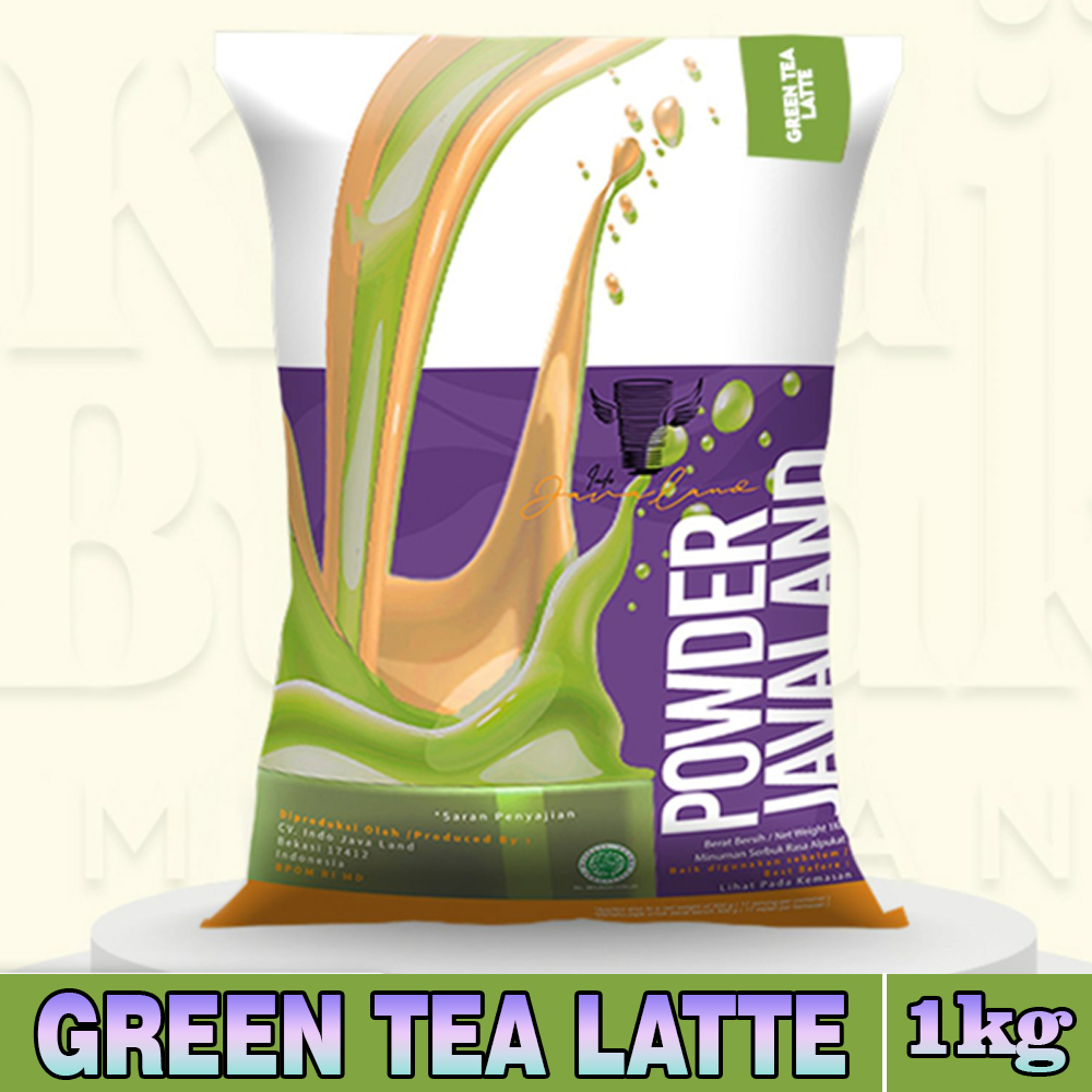 Jual Bubuk Minuman Rasa Green Tea Latte 1kg Minuman Kekinian | Shopee ...