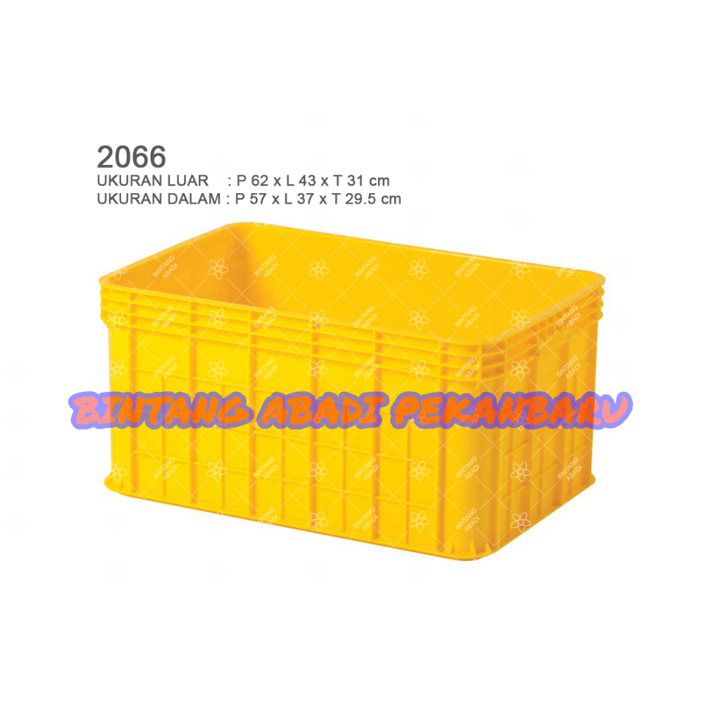 Jual Keranjang Industri Serbaguna 2066 Rabbit Container Plastik Box ...