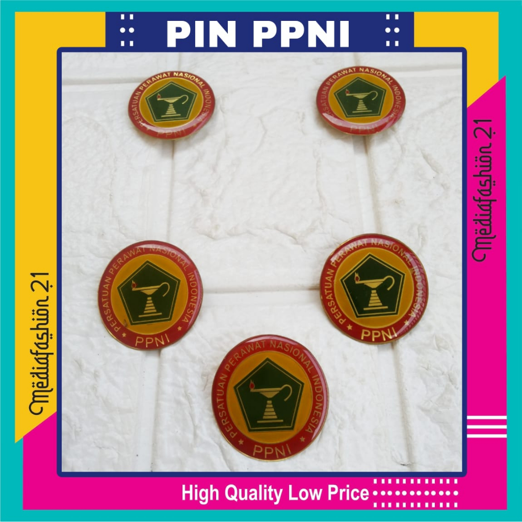 Jual Pin Bross Kuningan Logo Ppni Persatuan Perawat Nasional Indonesia