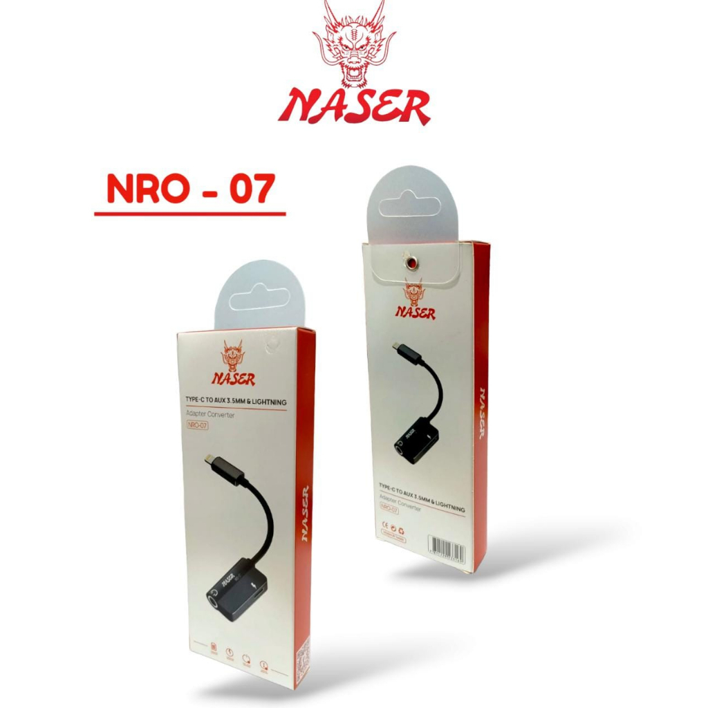 Jual NASER OTG LI9HTNIN9 TO AUX 3.5MM & LI9HTNIN9 NRO-07 / Otg Spliter ...