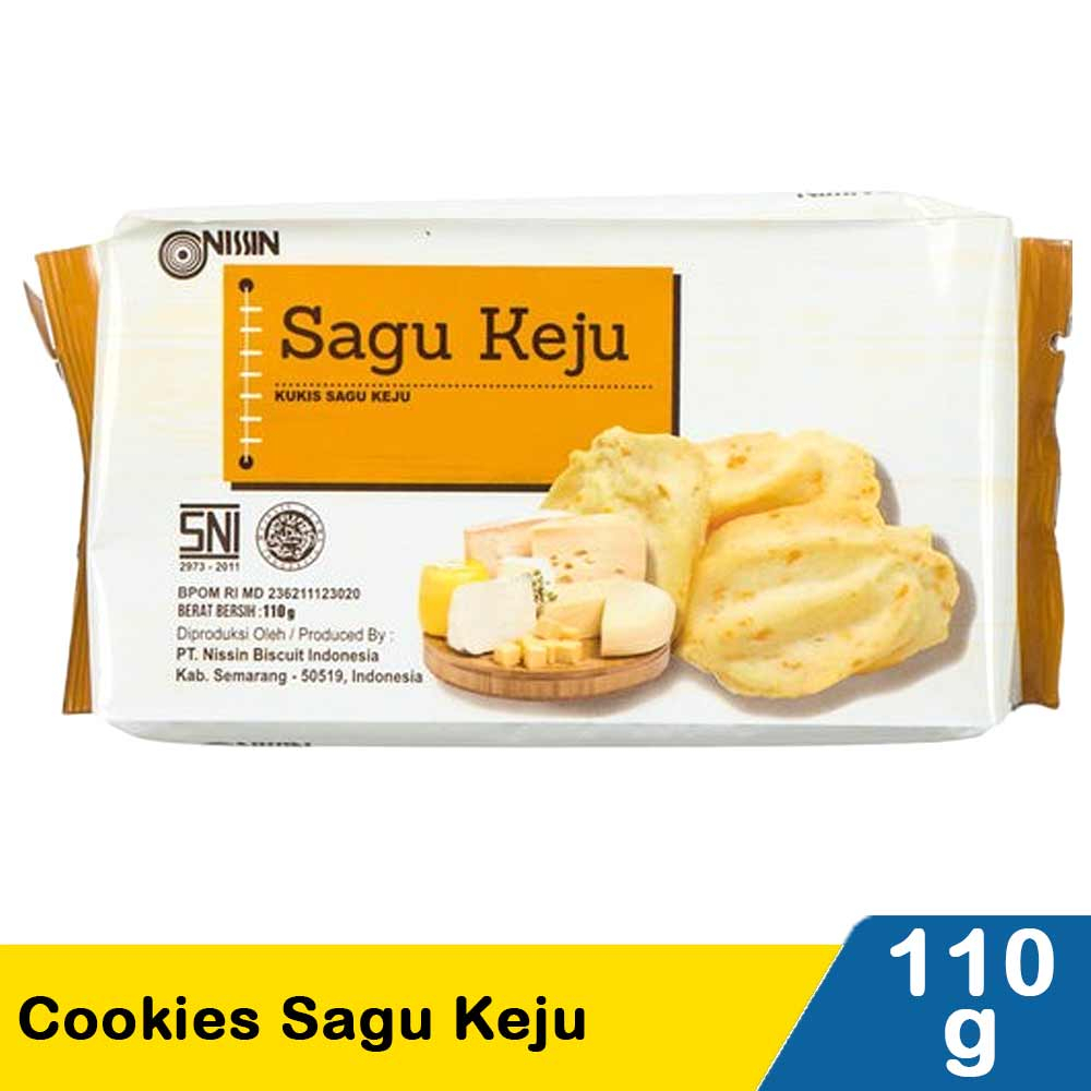 Jual Nissin Cookies Kukis Sagu Keju 110 Gr Shopee Indonesia