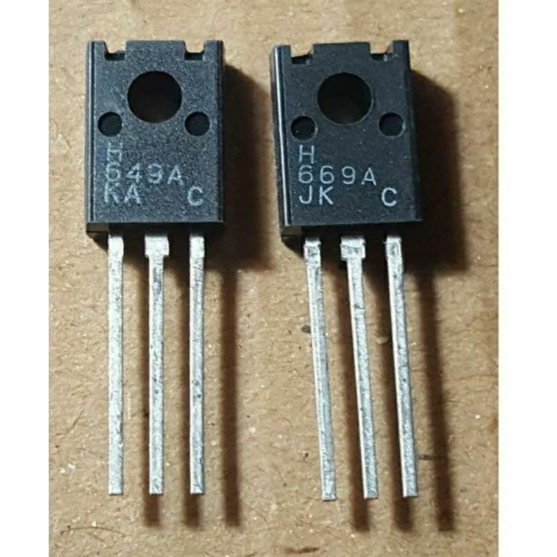 Jual 1set 2pcs H649A H669A TO126 daya kecil transistor audio Shopee