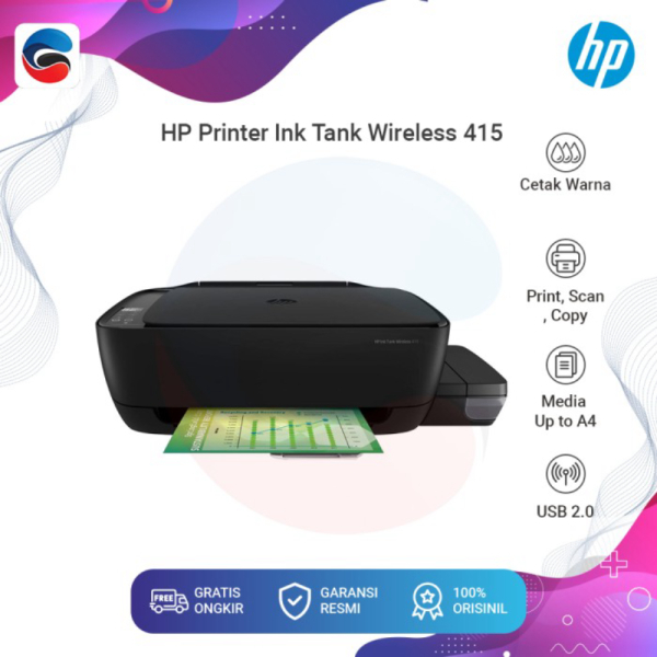 Jual HP Ink Tank Wireless 415 | Shopee Indonesia