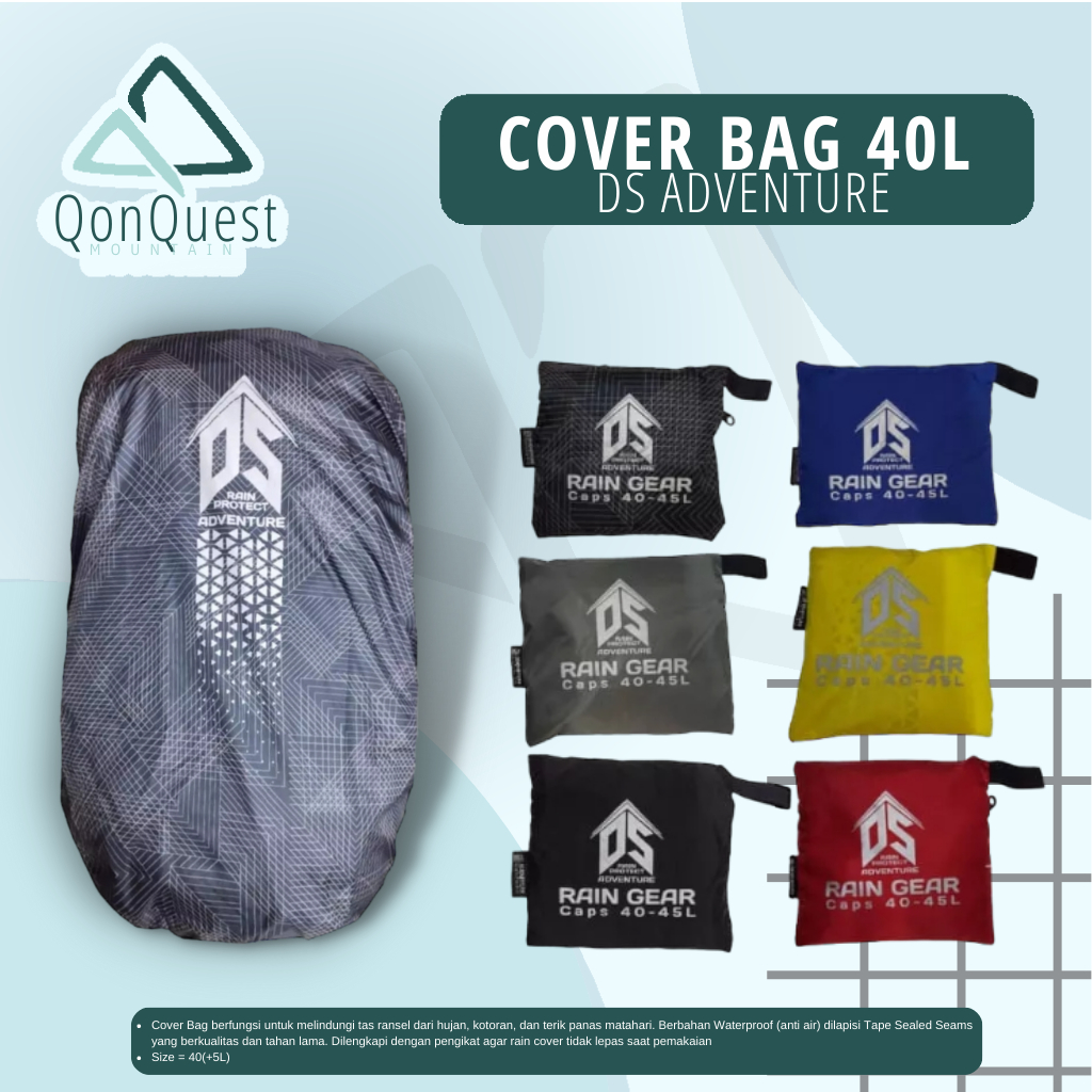 Jual Raincover 45L ds adventure - coverbag 45l - coverbag 45l ...