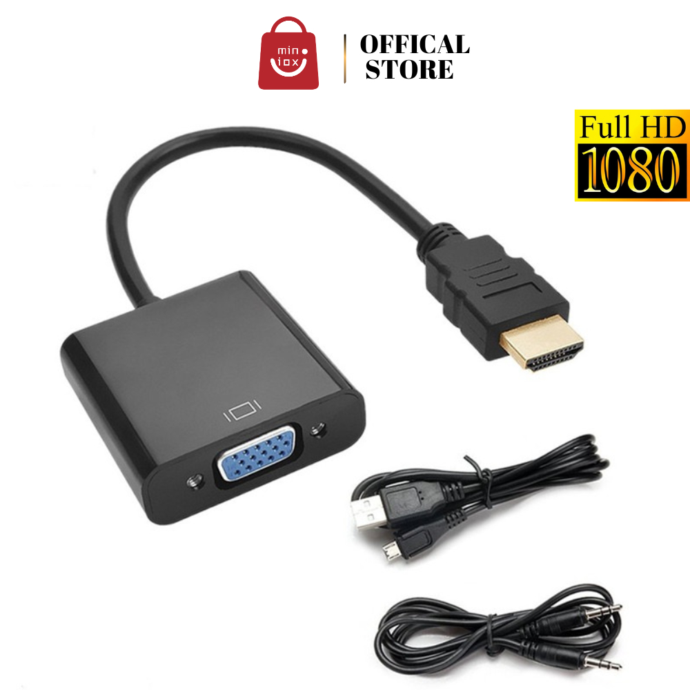 Jual Converter Kabel HDMI to VGA with Audio adapter Kabel hdmi to vga