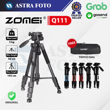 Zomei Q111 Profesional Video Tripod Kamera Handphone Q 111 Panhead