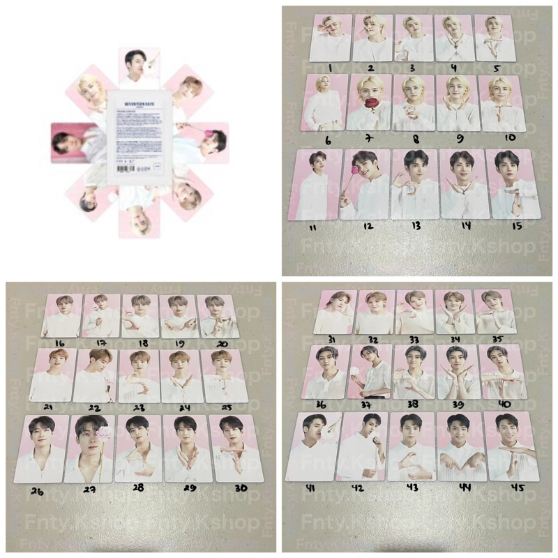 Jual Trading Card (TC) Seventeen Cafe in Seoul No 1 - 45 | Shopee