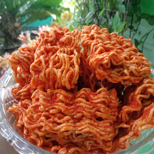 Jual Mie Kering Kremes Mie Setang Pedas Kering 250gram Shopee Indonesia