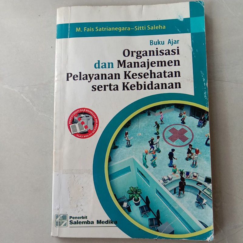 Jual Buku Ajar Organisasi Dan Manajemen Pelayanan Kesehatan Serta ...