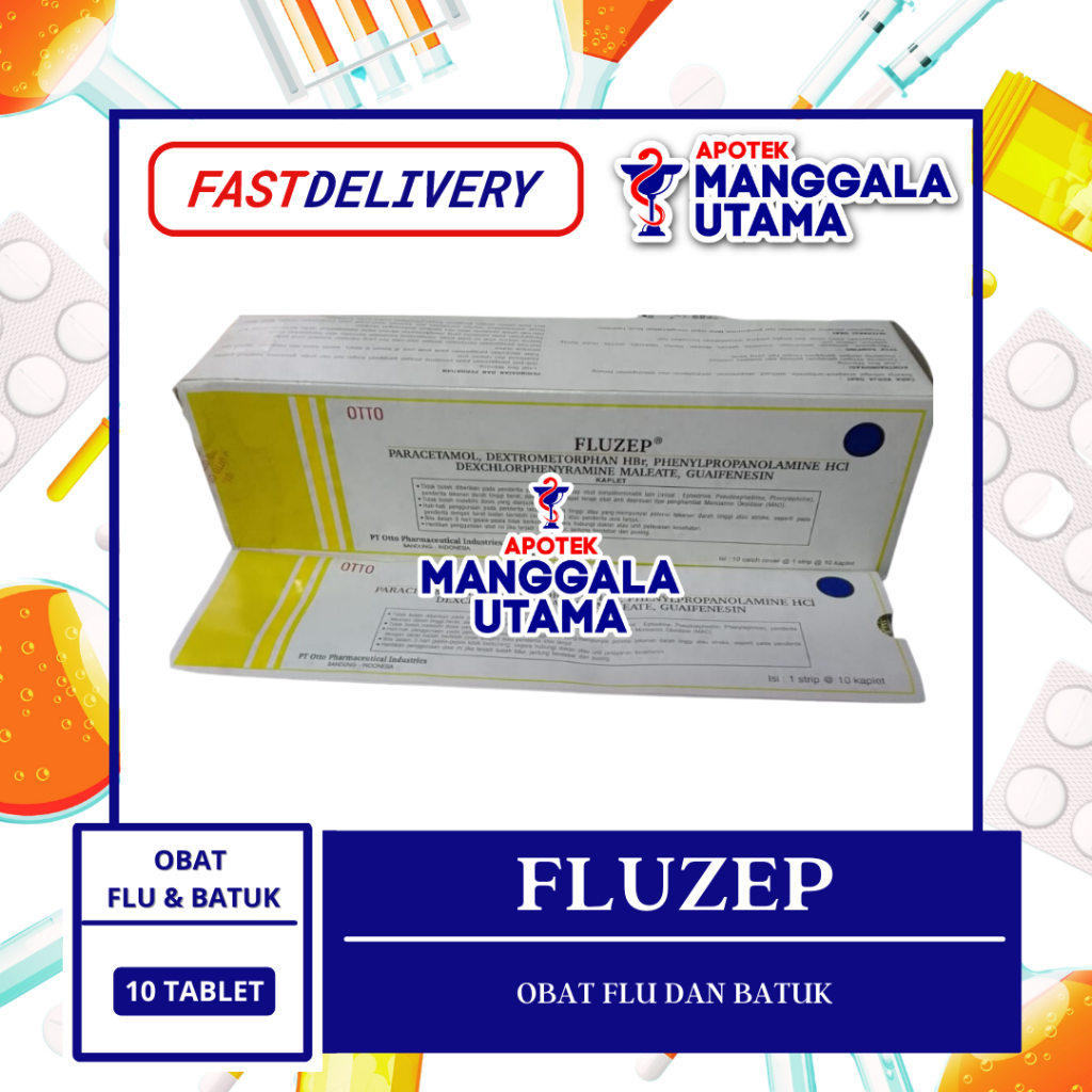Jual FLUZEP PER STRIP ISI 10 TABLET | Shopee Indonesia