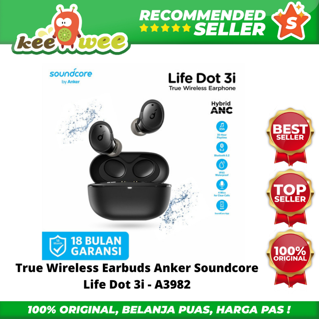 Jual TWS Earbuds Anker Soundcore Life Dot 3i - A3982