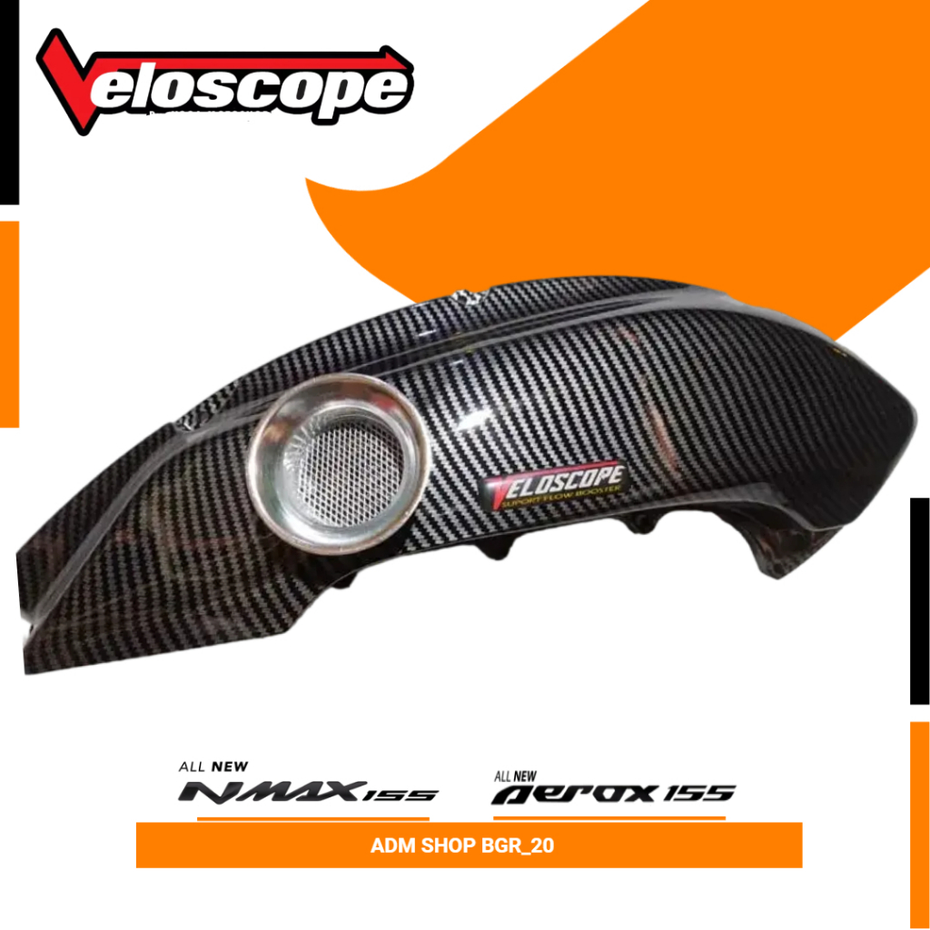 Jual Veloscope Carbon All New Nmax 155 dan All New Aerox 155 connected ...