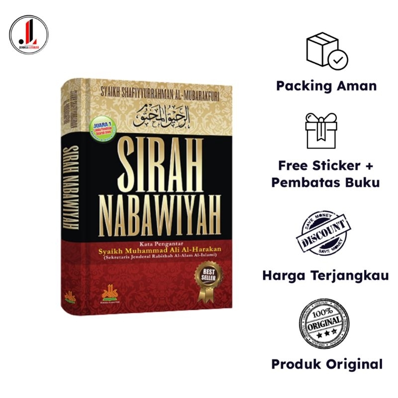 Jual Original Sirah Nabawiyah Hard Cover Syaikh Shafiyyurrahman