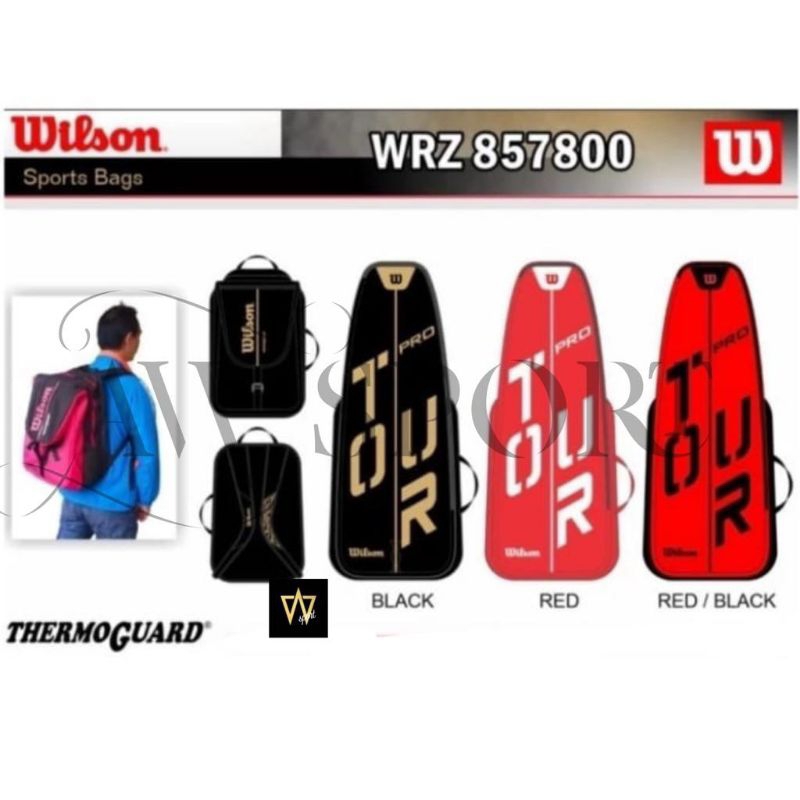 Sac à Dos Tennis Thermoguard Sac Tennis Wilson Super Tour 9 Racquettes