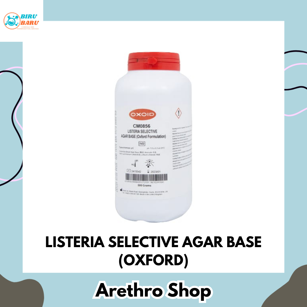 Jual LISTERIA SELECTIVE AGAR BASE (OXFORD) 500 GRAM OXOID BEST QUALITY