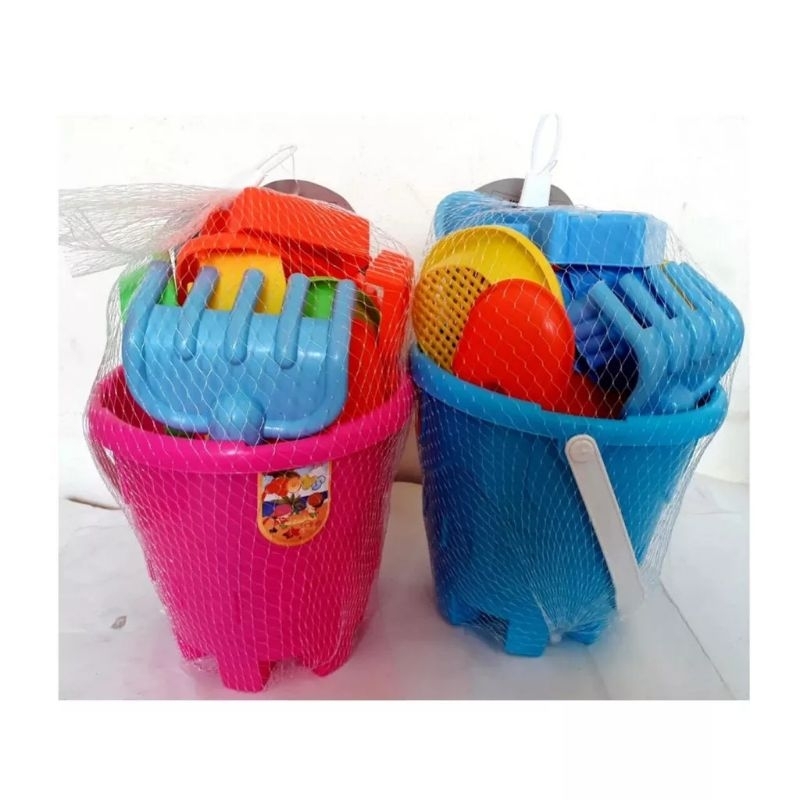 Mainan anak ember pasir ada pancingannya dan ikan pantai new arrival | fun  doh | mainan esukasi