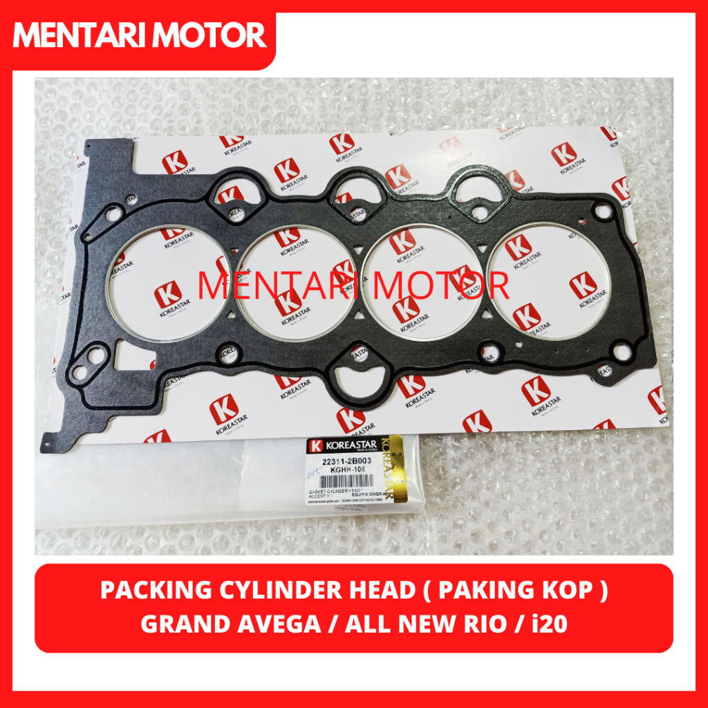 Jual Gasket Cylinder Head Grand Avega All New Rio i20 Packing Cyl Head