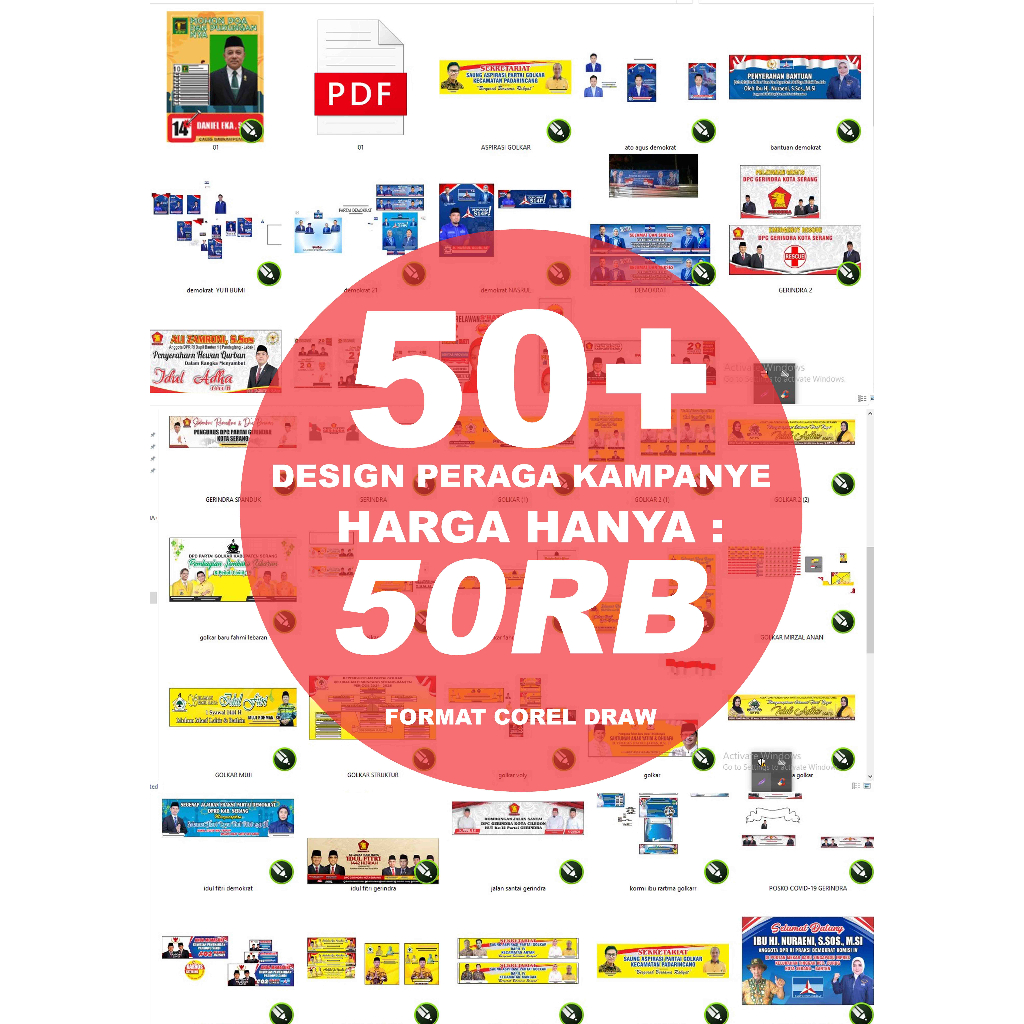 Jual DESIGN KAMPANYE | Shopee Indonesia