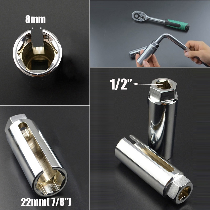 Jual Kunci Sensor Oxygen Lambda Socket Oksigen Kunci O2 Wrench Offset ...