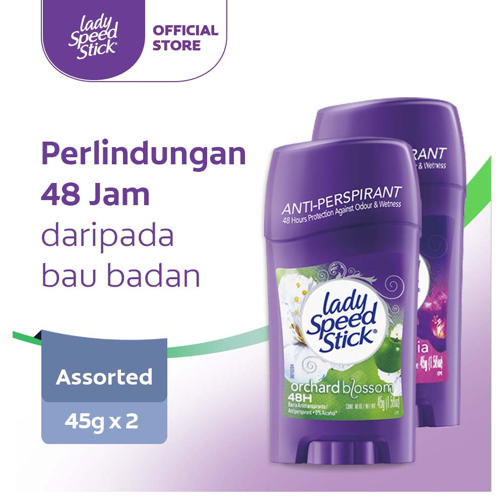 Jual Lady Speed Stick Deodoran/Deodorant AntiPerspirant Orchard