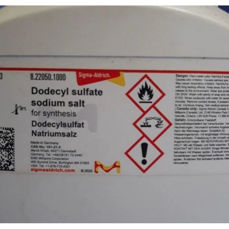 Jual SDS/Sodium Dodecyl Sulfat/Sodium Dodesil Sulfate Shopee Indonesia