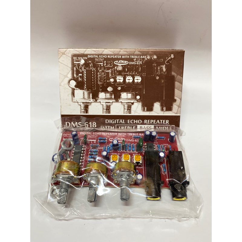 Jual Kit Digital Echo Repeater Delay Plus Tone Control DMS 618 | Shopee ...
