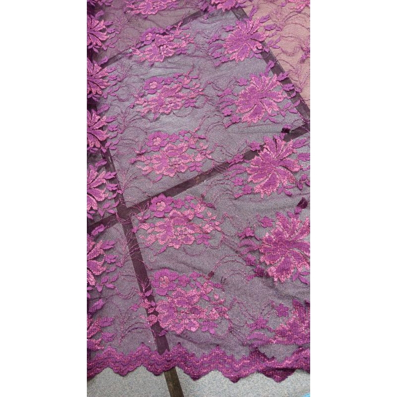 Jual kain renda brokat lebar 100 cm(HARGA PER 0,5 METER) | Shopee Indonesia