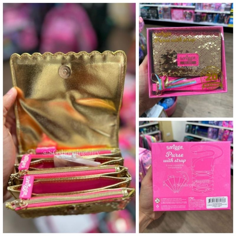 Jual READY STOCK Smiggle ORIGINAL 20th Birthday Leila Purse With Strap Shopee Indonesia