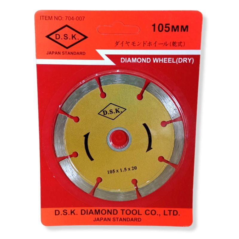 Jual Mata Gerinda Potong Keramik Granite Dsk Dry Diamond Wheel Inch Dsk Mm Japan