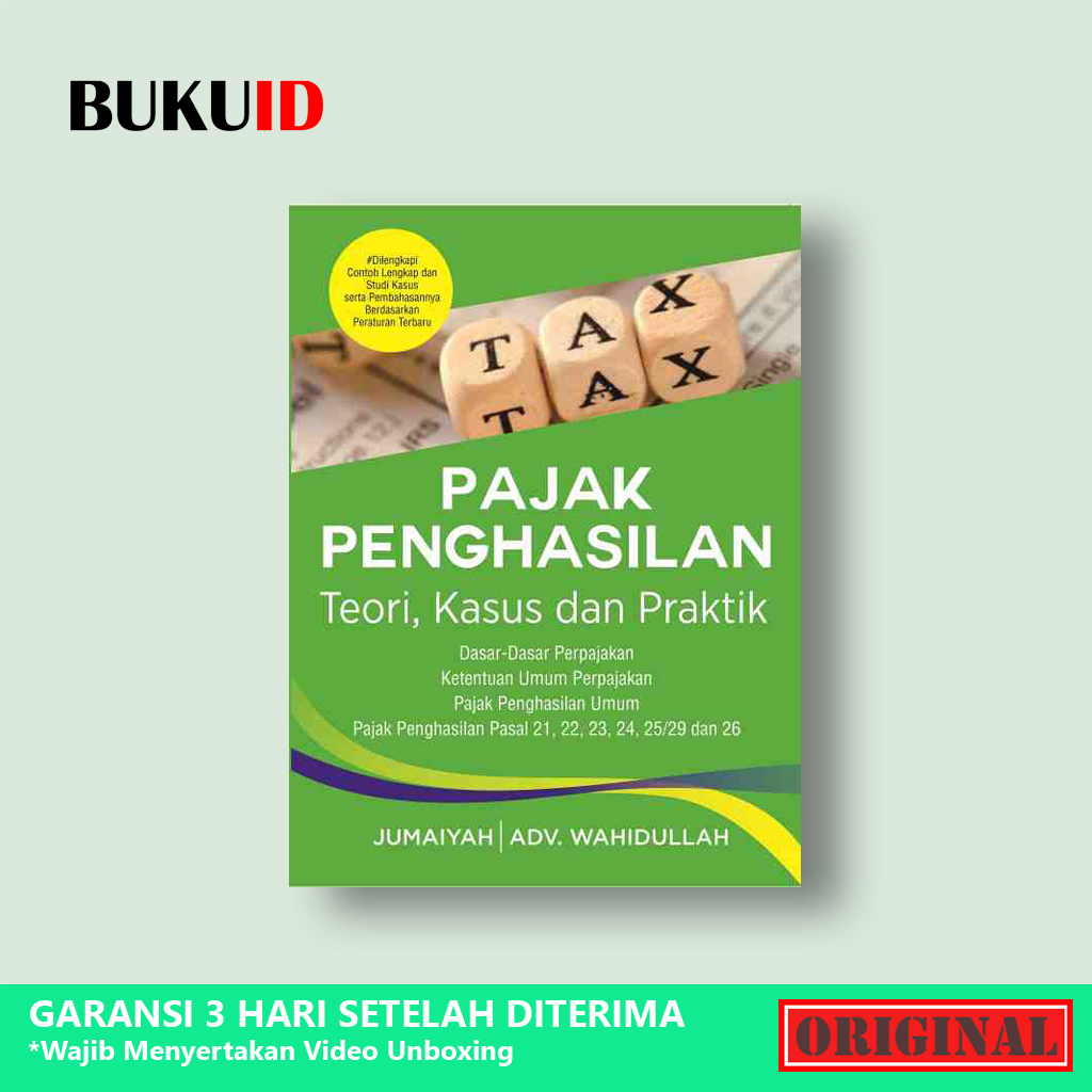 Jual Buku Pajak Penghasilan Teori, Kasus Dan Praktik | Shopee Indonesia