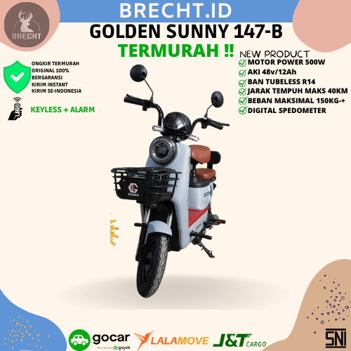 Jual Sepeda Listrik Electric Bike Goda GD 147-B Dan GD 147-D Golden ...