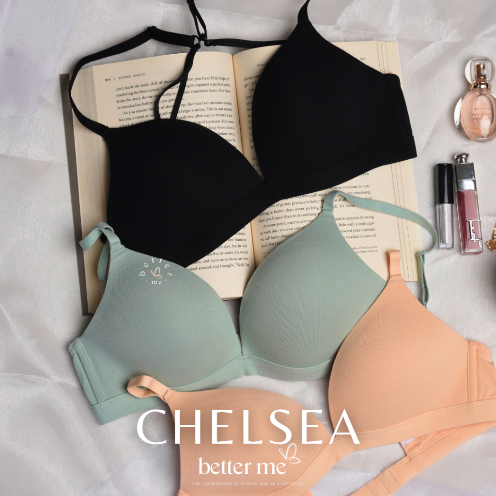 Jual Chelsea Bra Wireless Strap BH Tali Silang Tanpa Kawat by Betterme ...