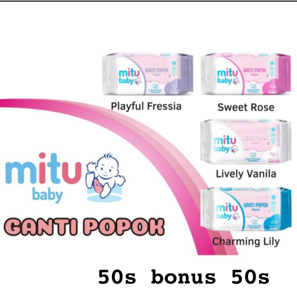 Jual Mitu Baby Tisu Basah 50sheet (Beli 1 Gratis 1) | Shopee Indonesia