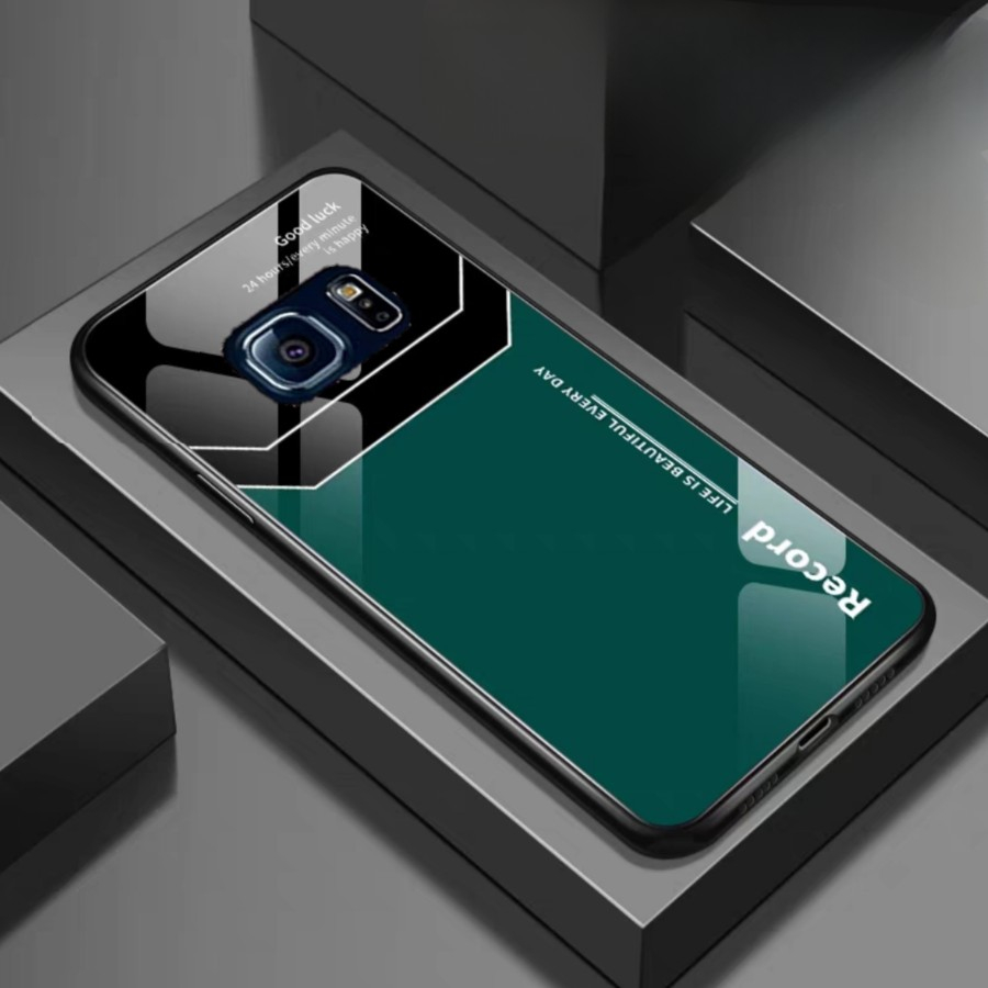 Jual Case Samsung S7 Edge casing tempered glass fashion casing