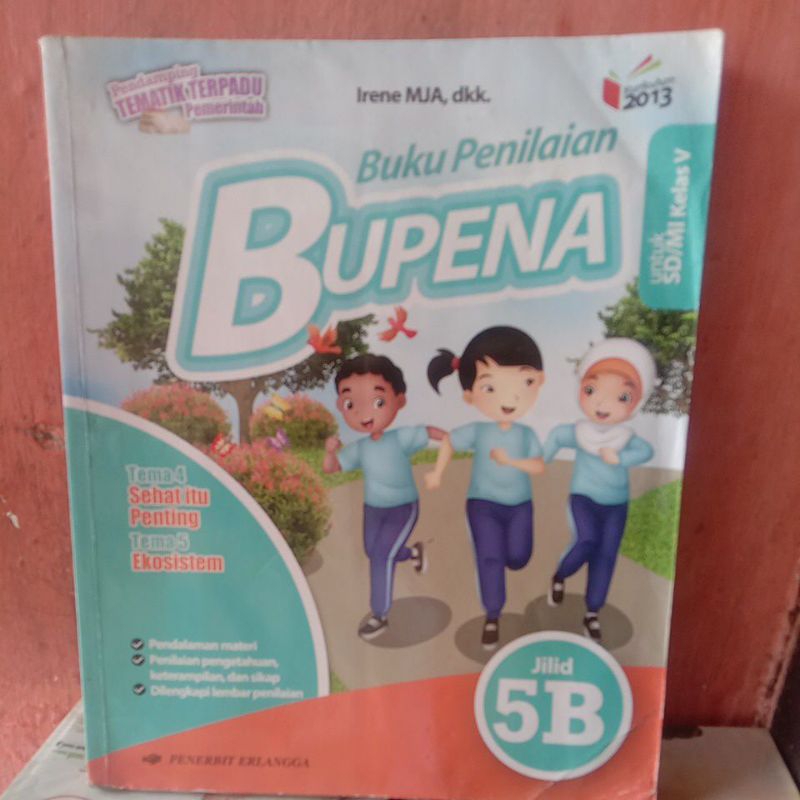 Jual Buku penilaian Bupena untuk SD kelas 5b penerbit Erlangga ...