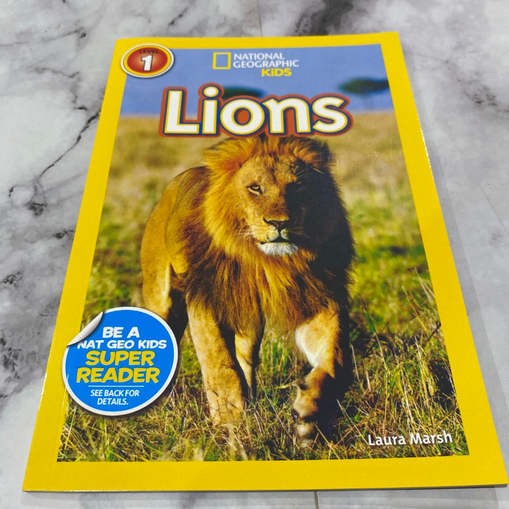 Jual Lions Lion Singa National Geography National Geographic Level 1 ...