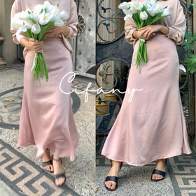 Rok Satin Skirt Rok Duyung Mermaid Skirt