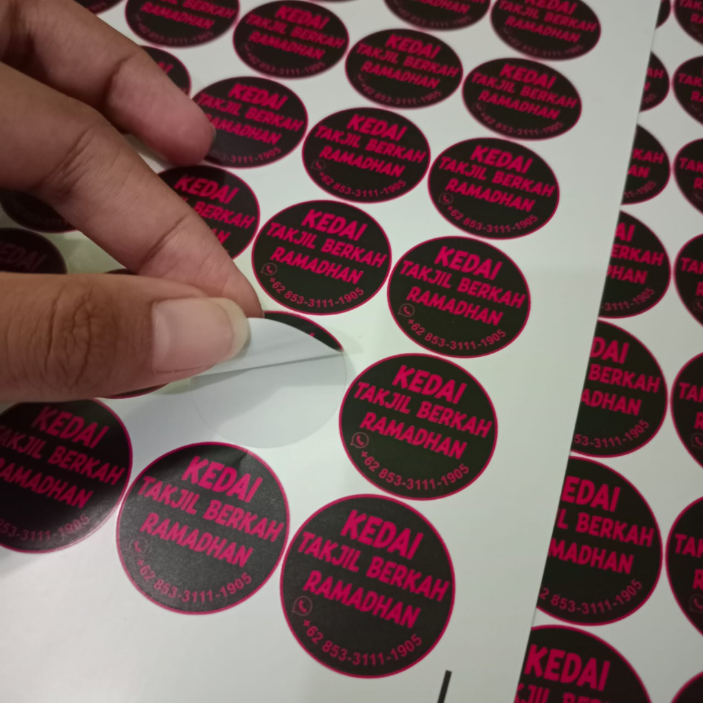 Jual Cetak Stiker Chromo A3 Stiker Lebel Kemasan Produk Print And Cut Shopee Indonesia 6183