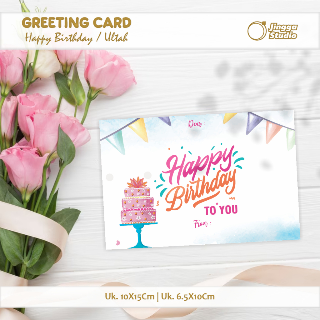 Jual Greeting Card Happy Birthday/ Kartu Ucapan Ultah | Shopee Indonesia