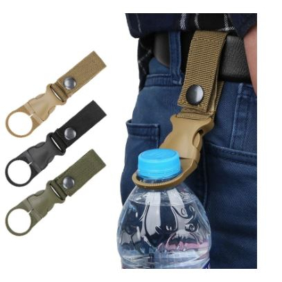 Jual Gantungan Botol Minum Carabiner Tactical Belt Cantolan Botol ...