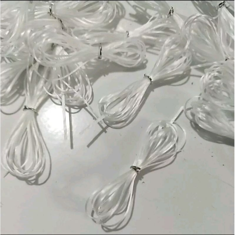 Jual -+90Cm extra tali elastis berserat untuk kotak manik meronce ...