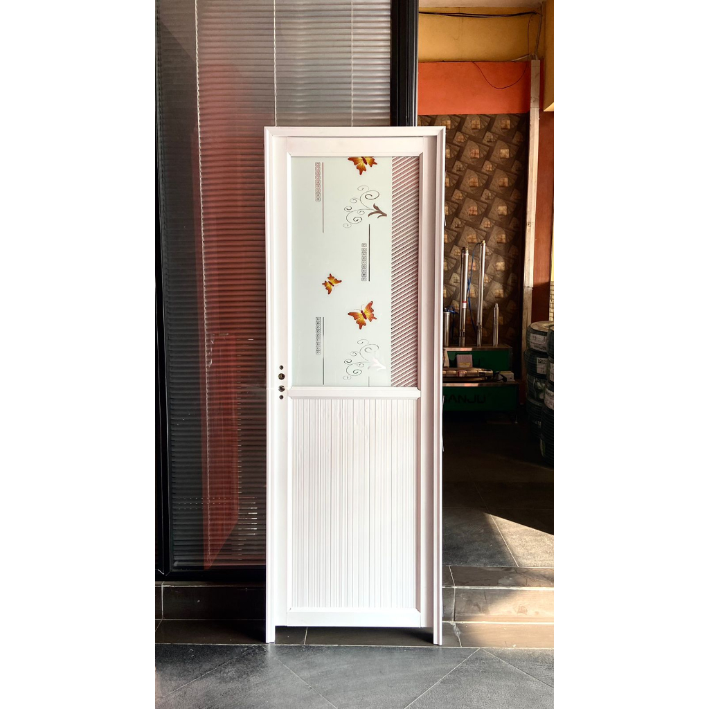 Jual PINTU KAMAR MANDI + KUSEN + HANDLE / PINTU KAMAR MANDI FULLSET