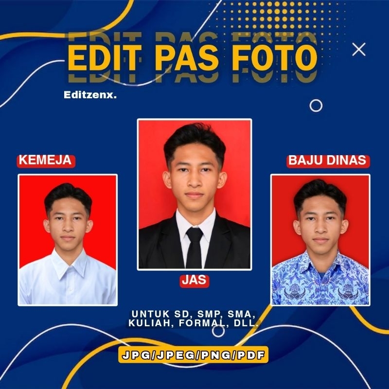 Jual JASA EDIT PAS FOTO / PAS FOTO FORMAL / PAS FOTO CPNS / GANTI ...