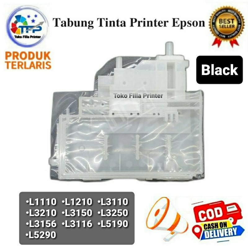 Jual Tabung Tinta Infus Black Printer Epson L1110 L1210 L3110 L3210 L3150 L3250 L3156 L3116 2409