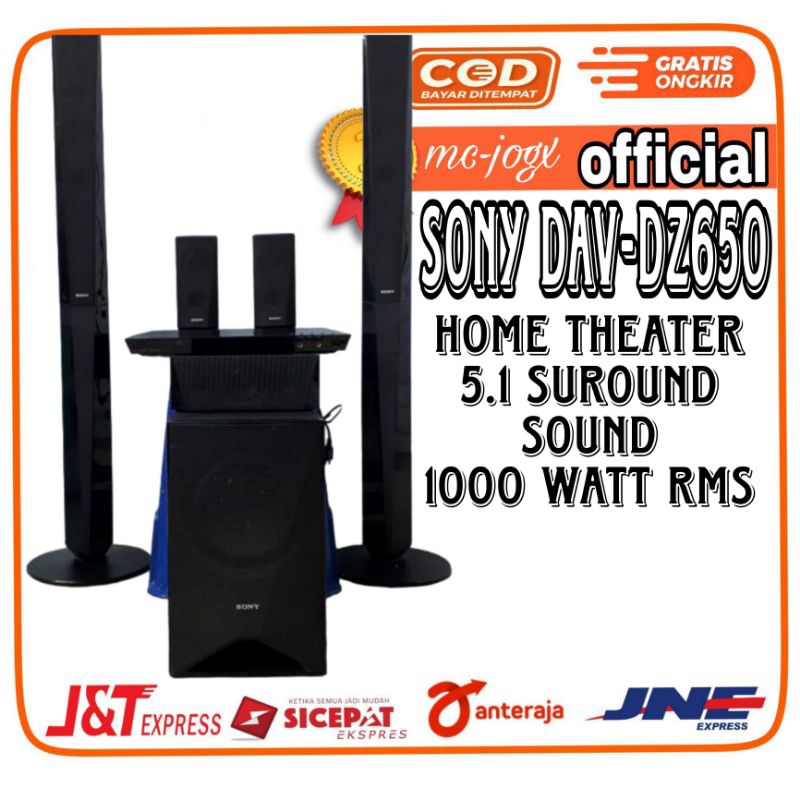 Jual home theater sony DAV DZ650 second Shopee Indonesia