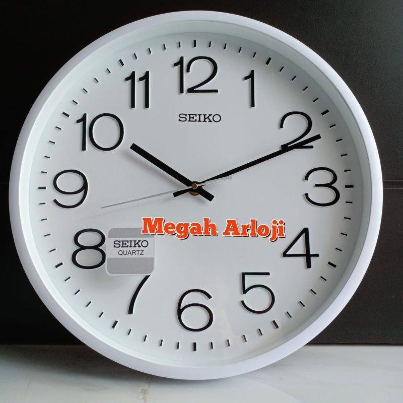 Jual Jam Dinding Seiko Cm Putih Shopee Indonesia