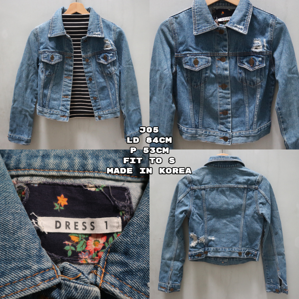 Jaket jeans branded best sale